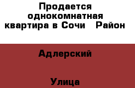 Продается однокомнатная квартира в Сочи › Район ­ Адлерский › Улица ­ Новогорная › Дом ­ 6 › Общая площадь ­ 36 › Цена ­ 2 500 000 - Татарстан респ., Набережные Челны г. Недвижимость » Квартиры продажа   . Татарстан респ.